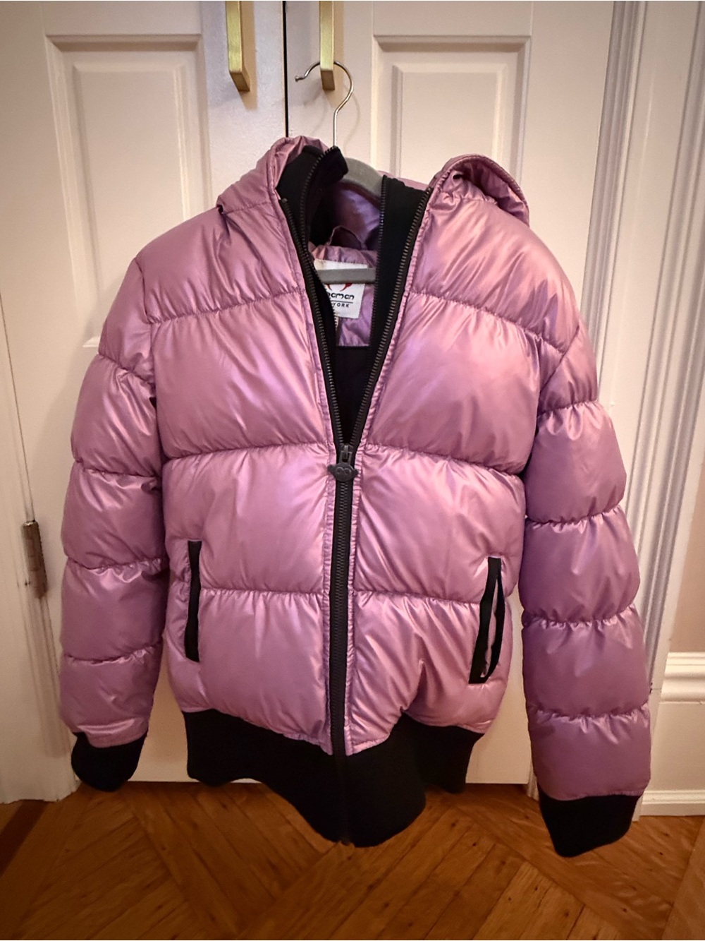 Appaman Metallic Pink Puffer Jacket with Hood